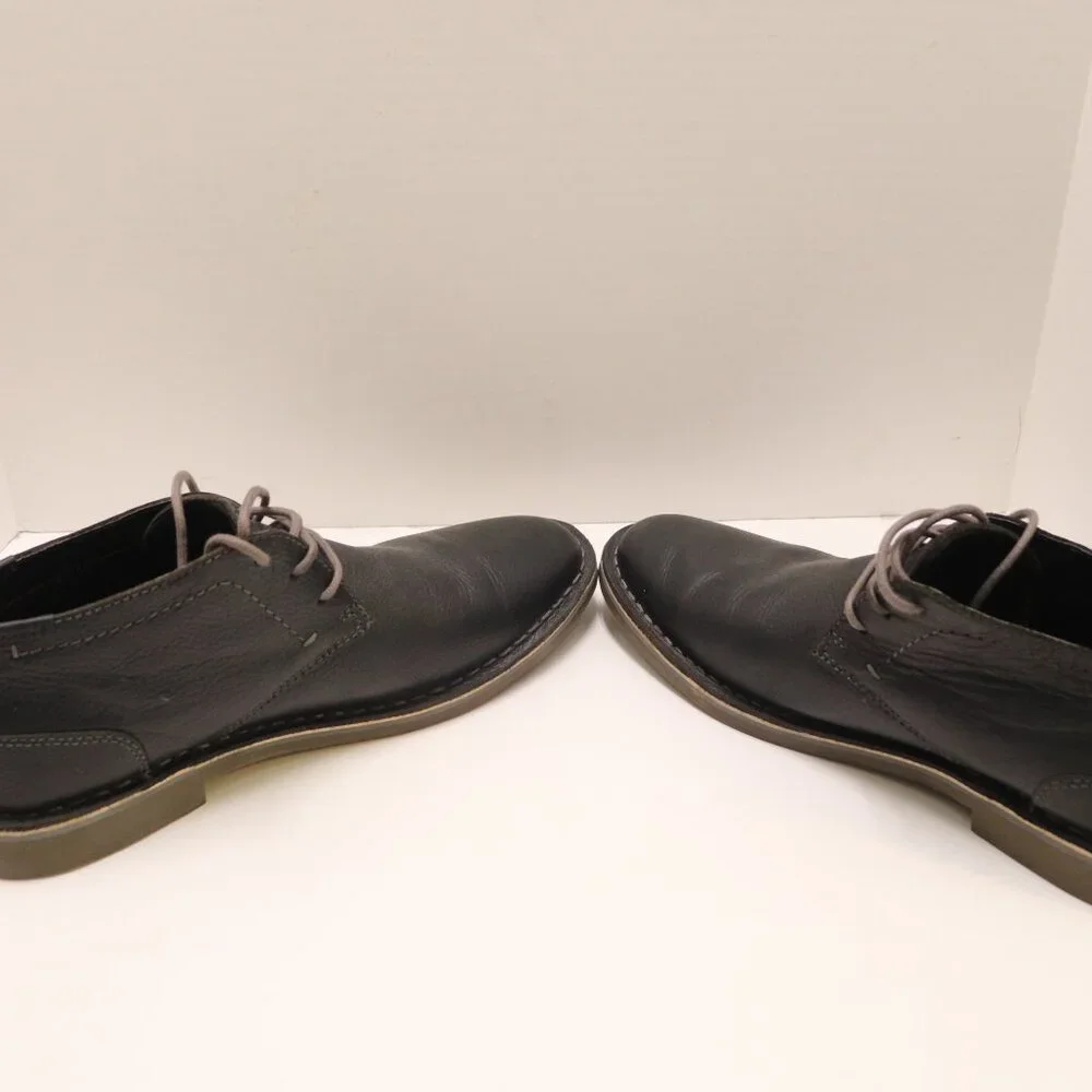 GH‎ Bass Men's Ankle Boots Coleman Leather Size 111/2. Dress Shoes Black